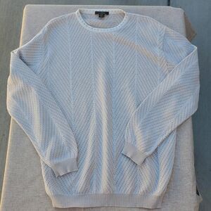 Ermenegildo-zegna Men's White and Cream Jumper